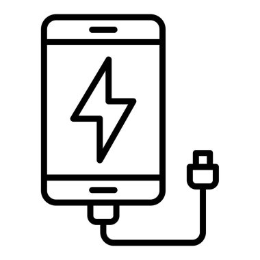 Pil simgesi, basit tarzı