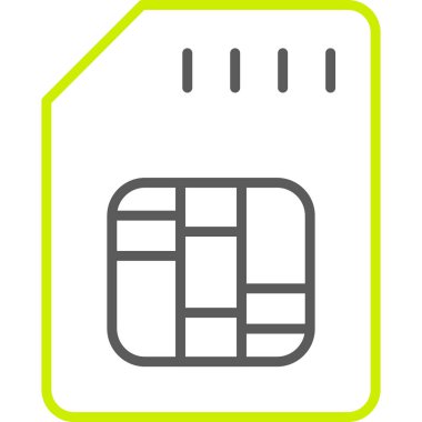 Kredi kartı simgesi, vektör illüstrasyonu