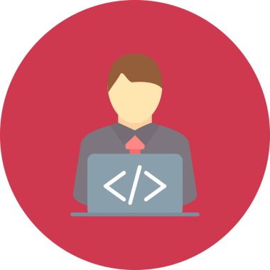 Düz vektör simgesi kodlanıyor