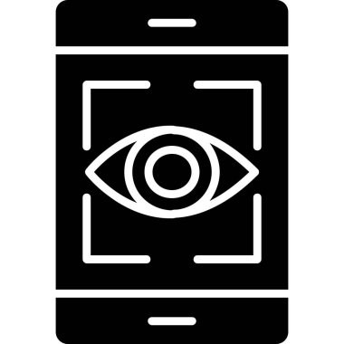 akıllı telefon simgesi vektör çizimi