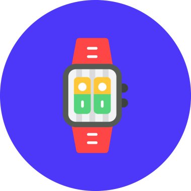 Akıllı saat simgesinin vektör çizimi