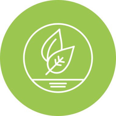 ekoloji düz simgesi, vektör, illüstrasyon