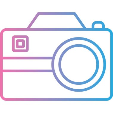 fotoğraf simgesi vektör illüstrasyonu