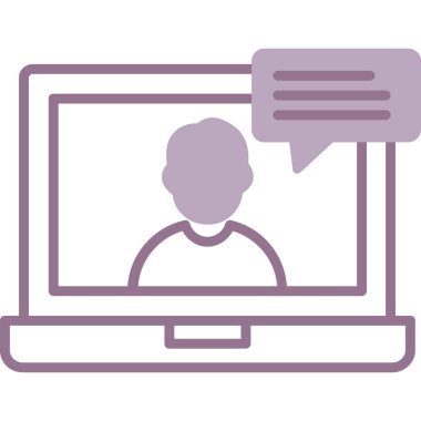 dizüstü bilgisayarınızla konuşma balonu