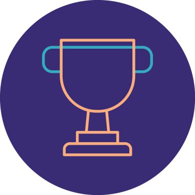 Bardak. Web simgesi basit illüstrasyon