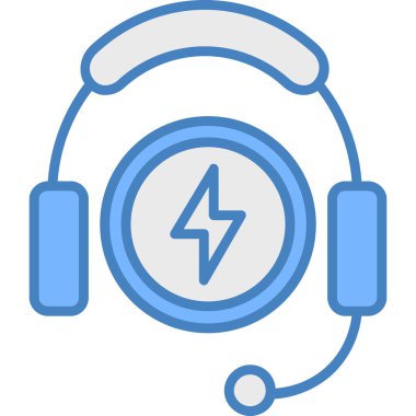 Güç. Web simgesi basit illüstrasyon