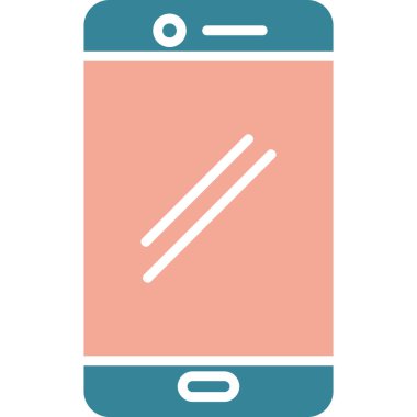 Mobil ileti vektör simgesi