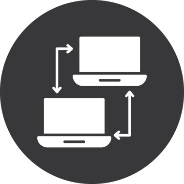 ağ paylaşım simgesi çizimi