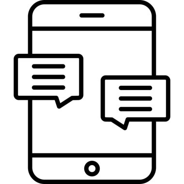 Mobil sohbet. Basit tasarım