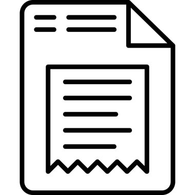 kağıt belge simgesi, özet biçimi