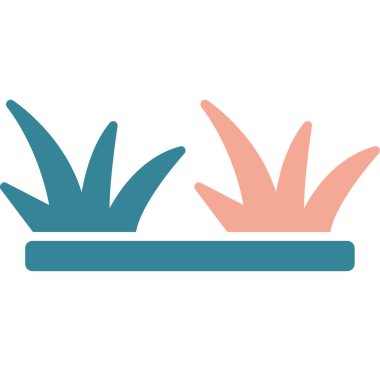 Kaktüs. Web simgesi basit illüstrasyon