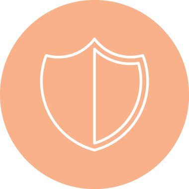 Koruma kalkanı ikonu vektör illüstrasyon tasarımı