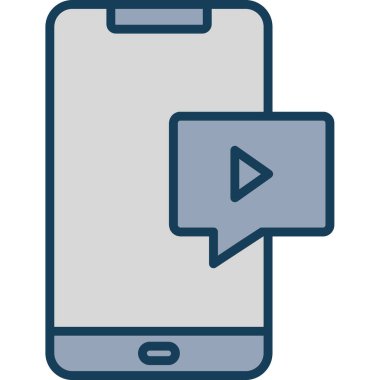 Konuşma balonu simgesi, vektör tasarımı olan telefon