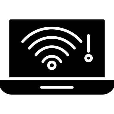 wifi simgesi vektör illüstrasyonu