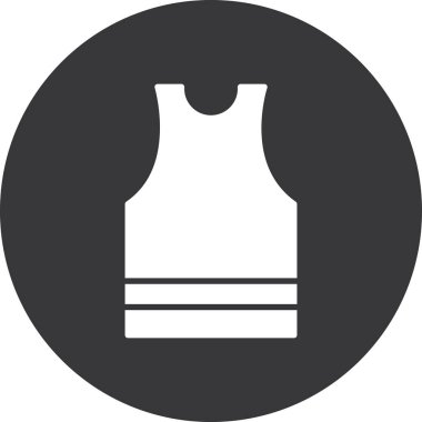 elbise simgesi vektör illüstrasyonu