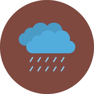 vektör yağmur simgesi çizimi