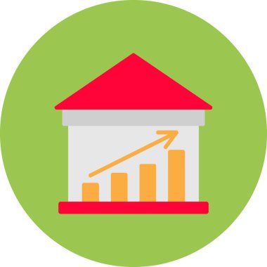 Büyüme. Web simgesi basit illüstrasyon