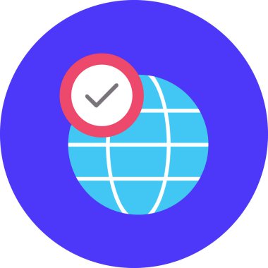 harita simgesi vektör illüstrasyonu