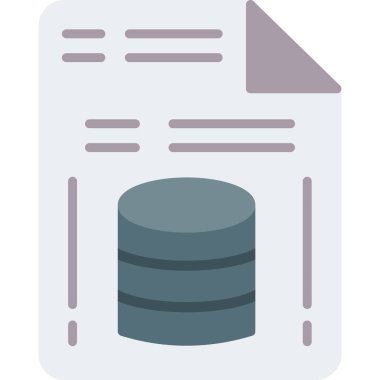 Dosya. Web simgesi basit illüstrasyon