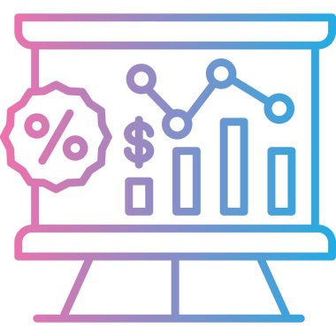 Çizelge. Web simgesi basit illüstrasyon