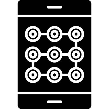 akıllı telefon vektör simgesi, modern biçim