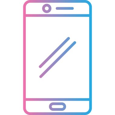 akıllı telefon simgesi vektör illüstrasyonu