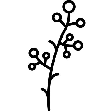 Çiçek. Web simgesi basit tasarım