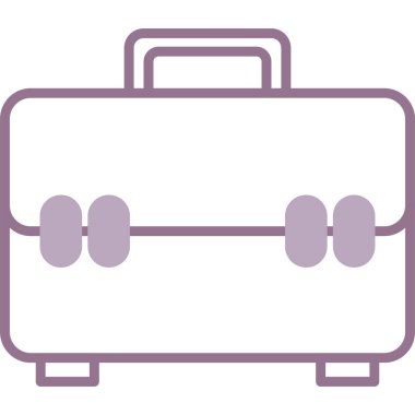 bagaj. Web simgesi basit illüstrasyon