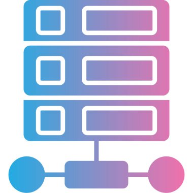 şebeke. Web simgesi basit illüstrasyon