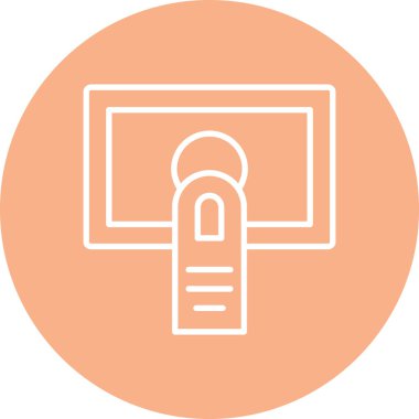 Kilit simgesinin vektör illüstrasyonu