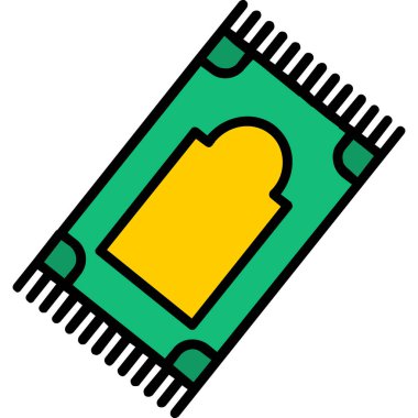 CPU kutsal kişilerin resmi, vektör çizim