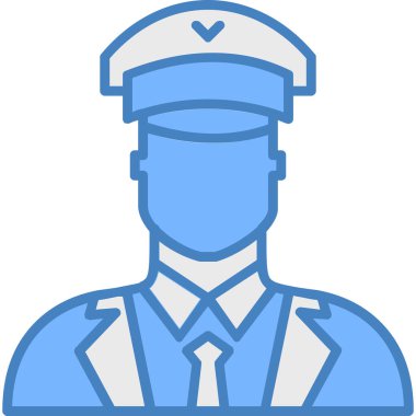officer icon vector illustration