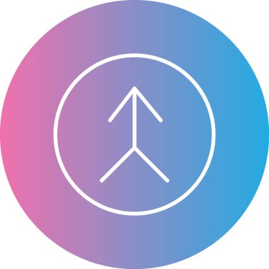 Modern simgenin vektör illüstrasyonu