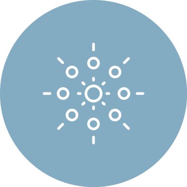 Güneş. Web simgesi basit illüstrasyon