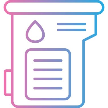 belge simgesi vektör illüstrasyonu