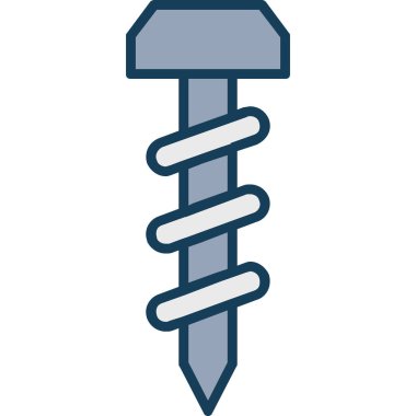 Tek bir izole simgenin vektör illüstrasyonu