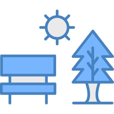 Ağaç. Web simgesi basit illüstrasyon