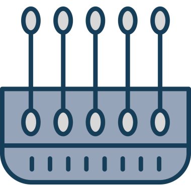 Çizgi film simgesinin vektör çizimi