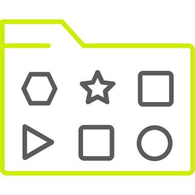 dizin simgesi, vektör illüstrasyonu