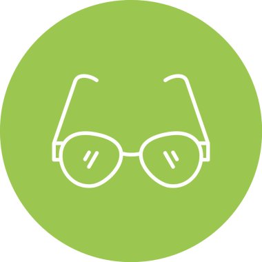 gözlük vektör simgesi modern tasarım illüstrasyonu