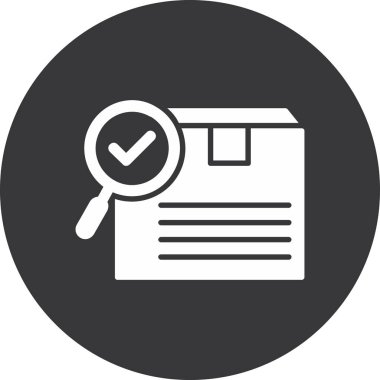 belge vektör simgesi, modern biçim