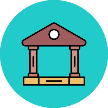 park vektörü simgesi modern basit tasarım illüstrasyonu