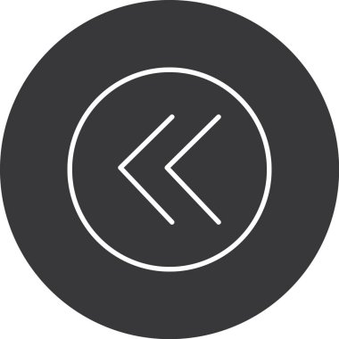 Ok vektör satırı simgesi