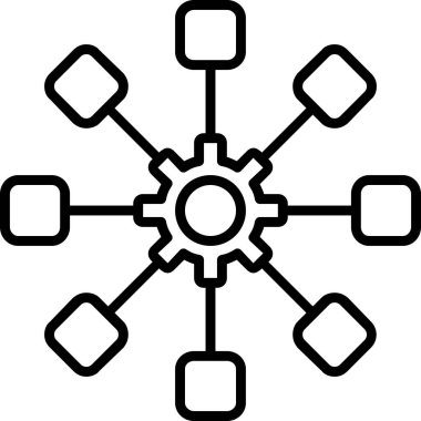 genel ağ vektör simgesi