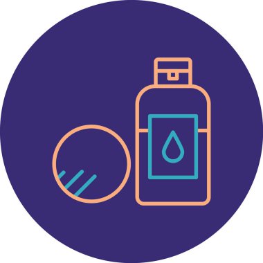 Yağ şişesinin vektör çizimi