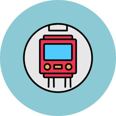 Modern simgenin vektör illüstrasyonu