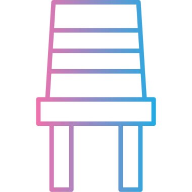 Modern b 'nin vektör illüstrasyonu eksik simgesi