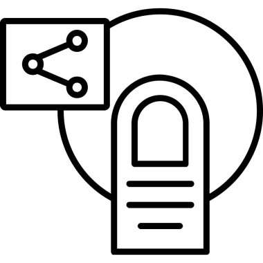 Kilit. Web simgesi basit tasarım