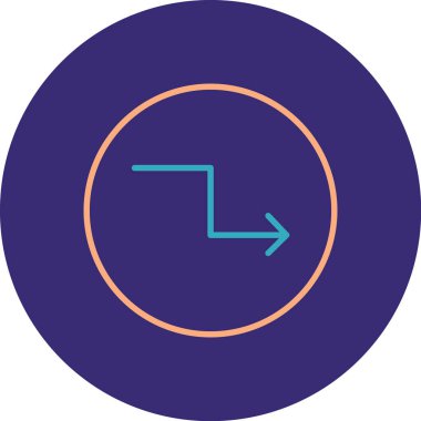 ok simgesinin vektör illüstrasyonu