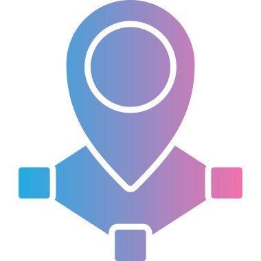 Konum Simgesi. Vektör İllüstrasyonu